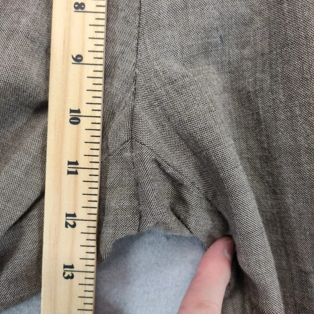 Banana Republic Tailored Slim Fit Wool Pants Men's 34x29 Taupe Gray Dress Slacks
